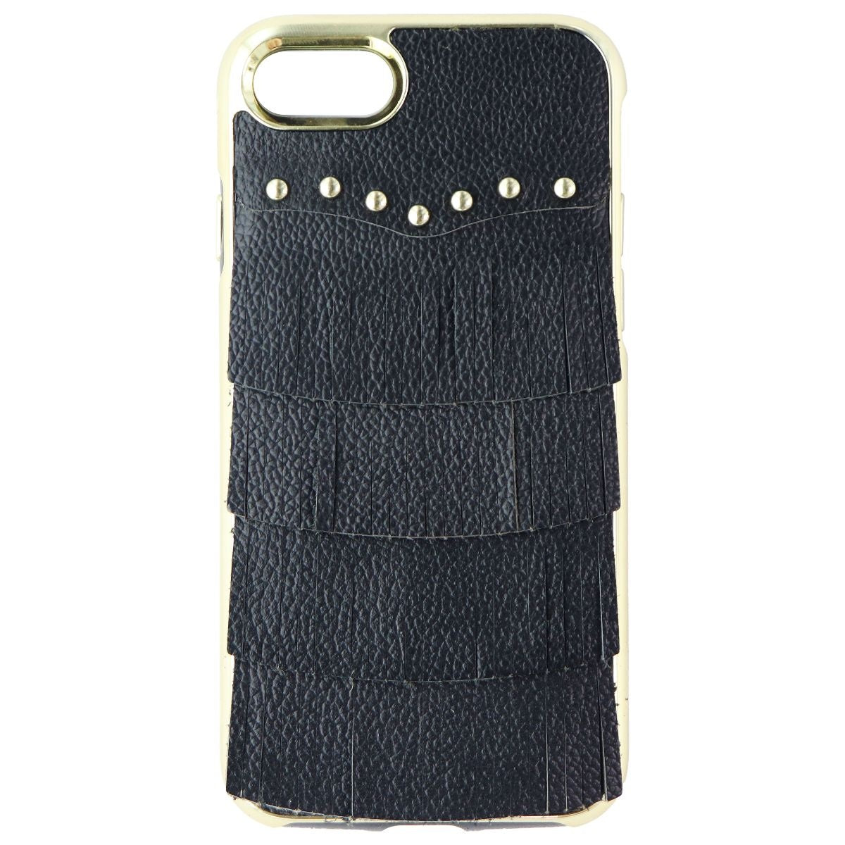 Rebecca Minkoff Case for Apple iPhone 7 - Black Leather Fringe Cell Phone - Cases, Covers & Skins Rebecca Minkoff    - Simple Cell Bulk Wholesale Pricing - USA Seller