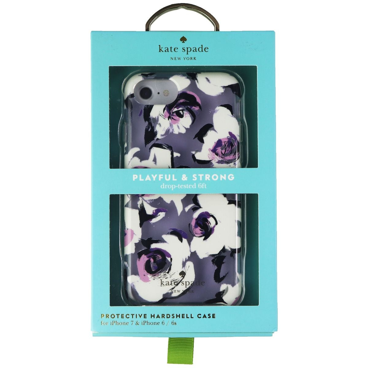Kate Spade Protective Hardshell Case for iPhone 8/7/6s/6 - Purple Floral Cell Phone - Cases, Covers & Skins Kate Spade    - Simple Cell Bulk Wholesale Pricing - USA Seller