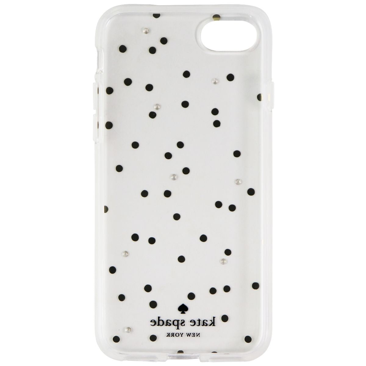 Kate Spade Hardshell Case for Apple iPhone 8 / iPhone 7 - Clear/Gold Dots/Gems Cell Phone - Cases, Covers & Skins Kate Spade    - Simple Cell Bulk Wholesale Pricing - USA Seller