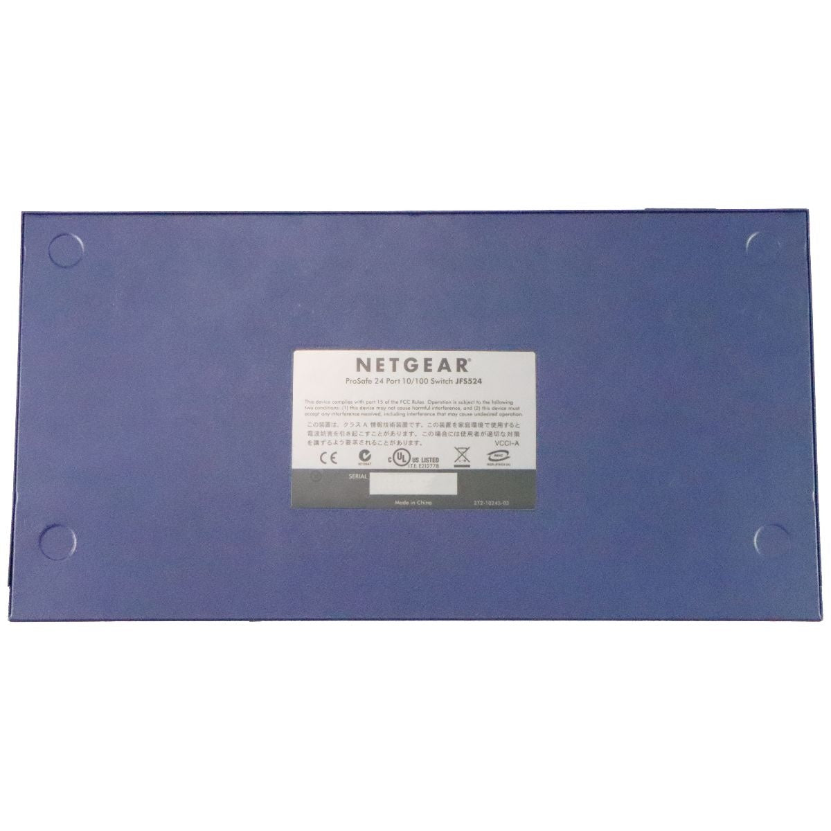 NETGEAR 24-Port Fast Ethernet 10/100 Unmanaged Switch (JFS524) Networking - Network Switches Netgear    - Simple Cell Bulk Wholesale Pricing - USA Seller
