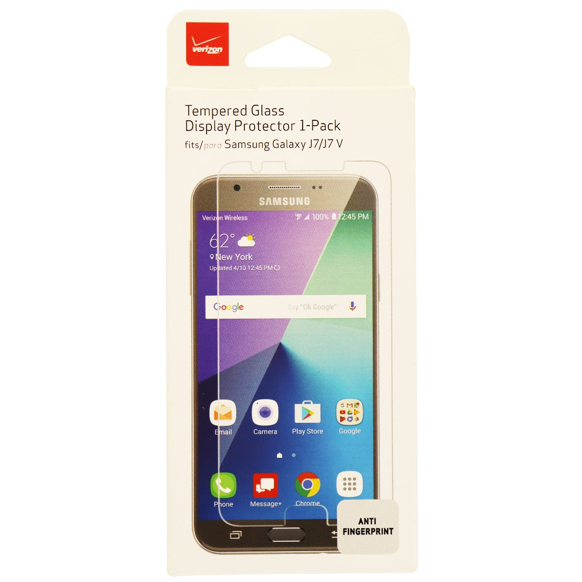 Verizon Tempered Display Protector for Samsung Galaxy J7 - Clear Cell Phone - Screen Protectors Verizon    - Simple Cell Bulk Wholesale Pricing - USA Seller