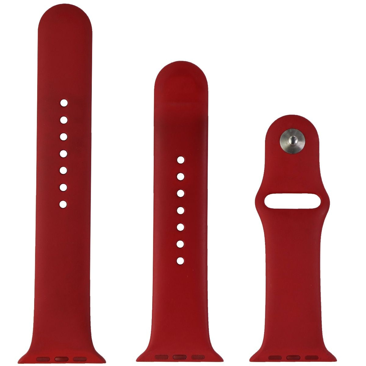 Apple (44mm) Sport Band for Apple Watch 42/44/45mm - Red 2nd Gen / Full Set Smart Watch Accessories - Watch Bands Apple    - Simple Cell Bulk Wholesale Pricing - USA Seller