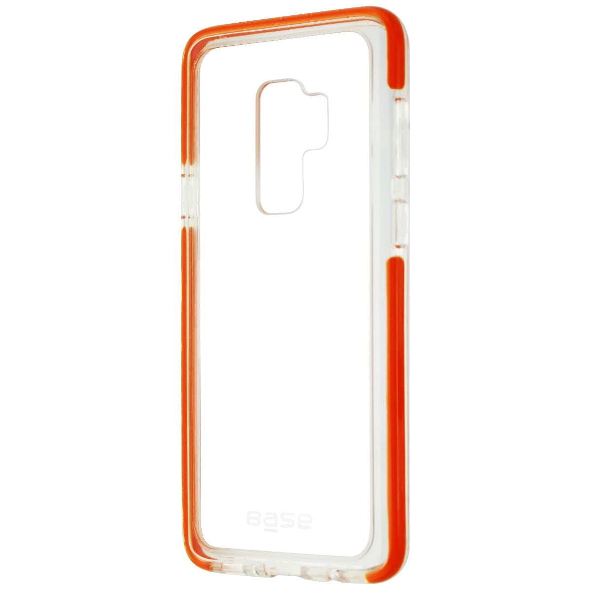 Base Borderline Dual Border Series Case for Samsung Galaxy (S9+) - Clear/Orange Cell Phone - Cases, Covers & Skins Base    - Simple Cell Bulk Wholesale Pricing - USA Seller