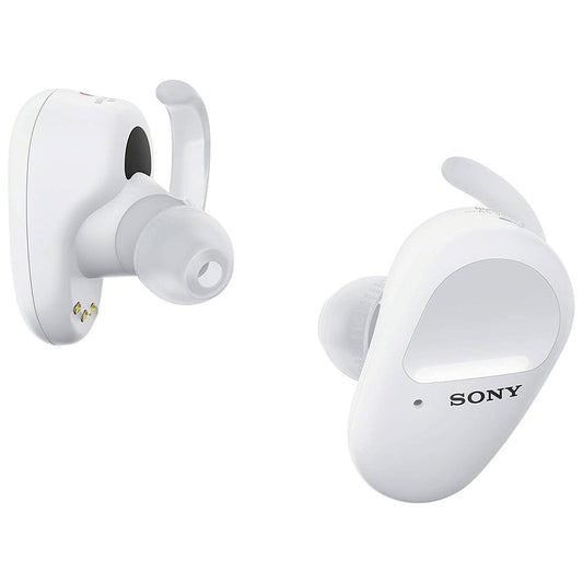 Sony WF-SP800N True Wireless Noise-Cancelling In-Ear Headphones - White Portable Audio - Headphones Sony    - Simple Cell Bulk Wholesale Pricing - USA Seller