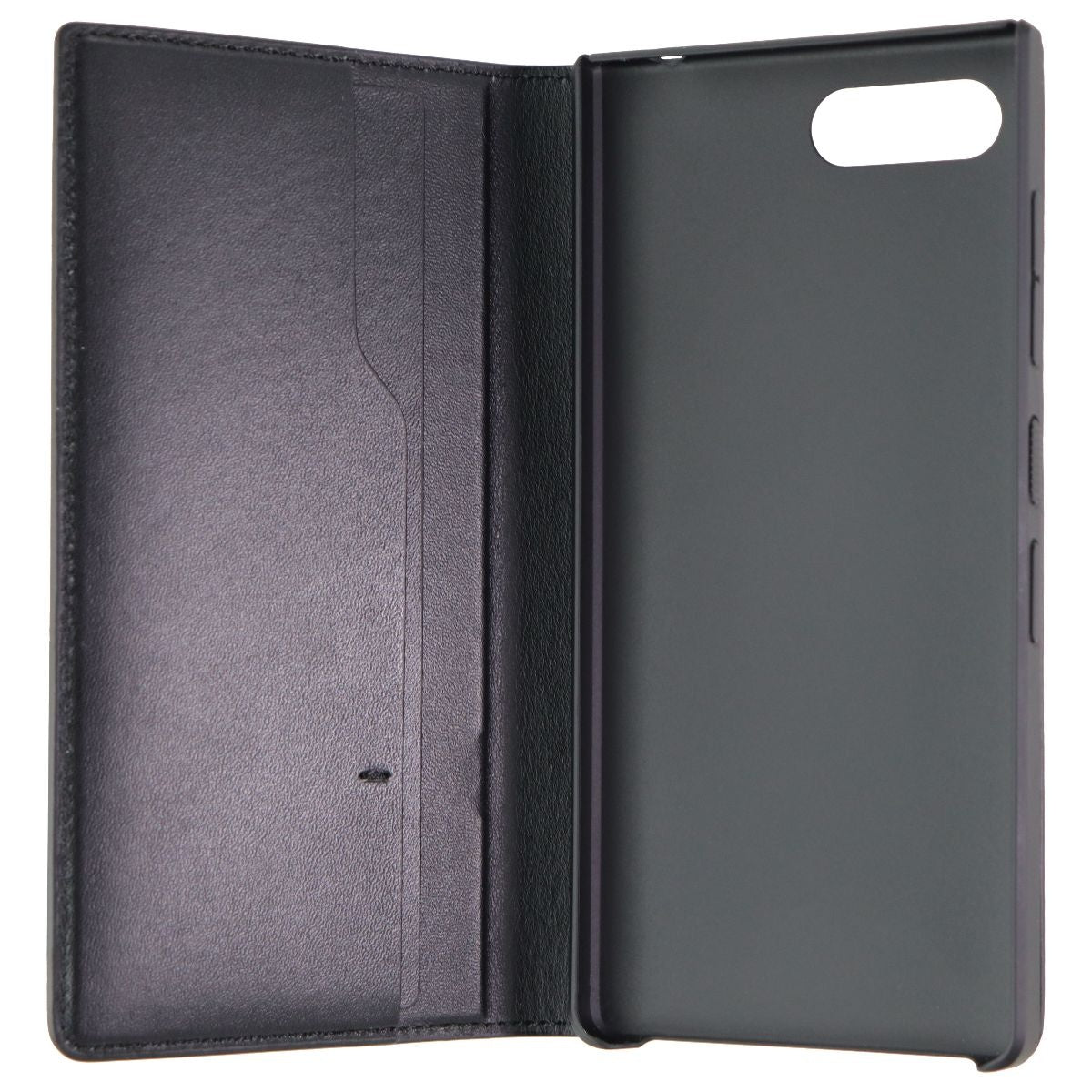 BlackBerry FlipCase Series Leather Folio Case for BlackBerry KEY2 - Black Cell Phone - Cases, Covers & Skins Blackberry    - Simple Cell Bulk Wholesale Pricing - USA Seller