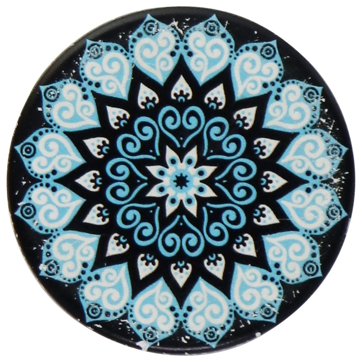 PopSockets PopGrip Swappable Top - Peace Mandala/Blue (Top ONLY/No Base) Cell Phone - Mounts & Holders PopSockets    - Simple Cell Bulk Wholesale Pricing - USA Seller