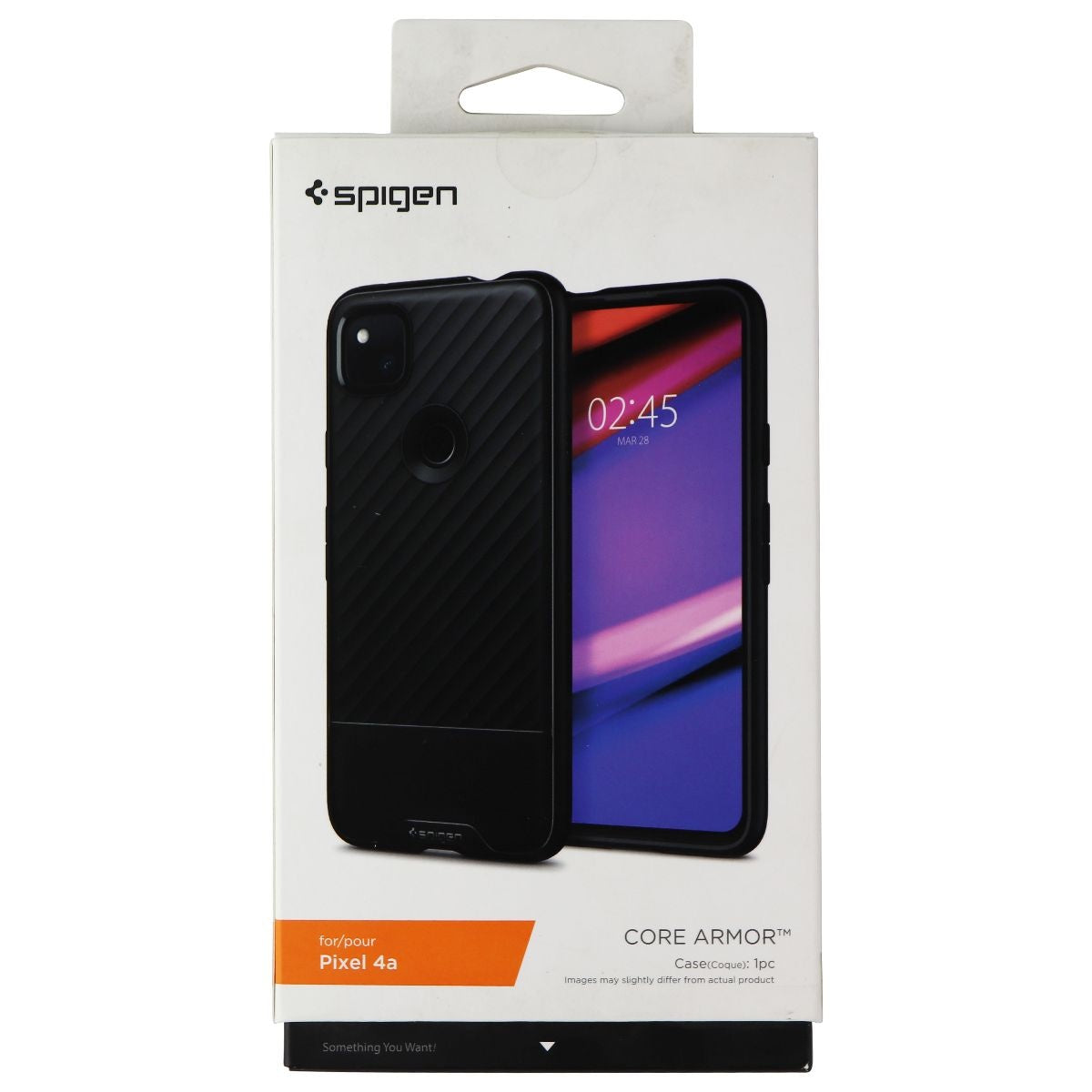 Spigen Core Armor Case for Google Pixel 4a Smartphones - Black Cell Phone - Cases, Covers & Skins Spigen    - Simple Cell Bulk Wholesale Pricing - USA Seller