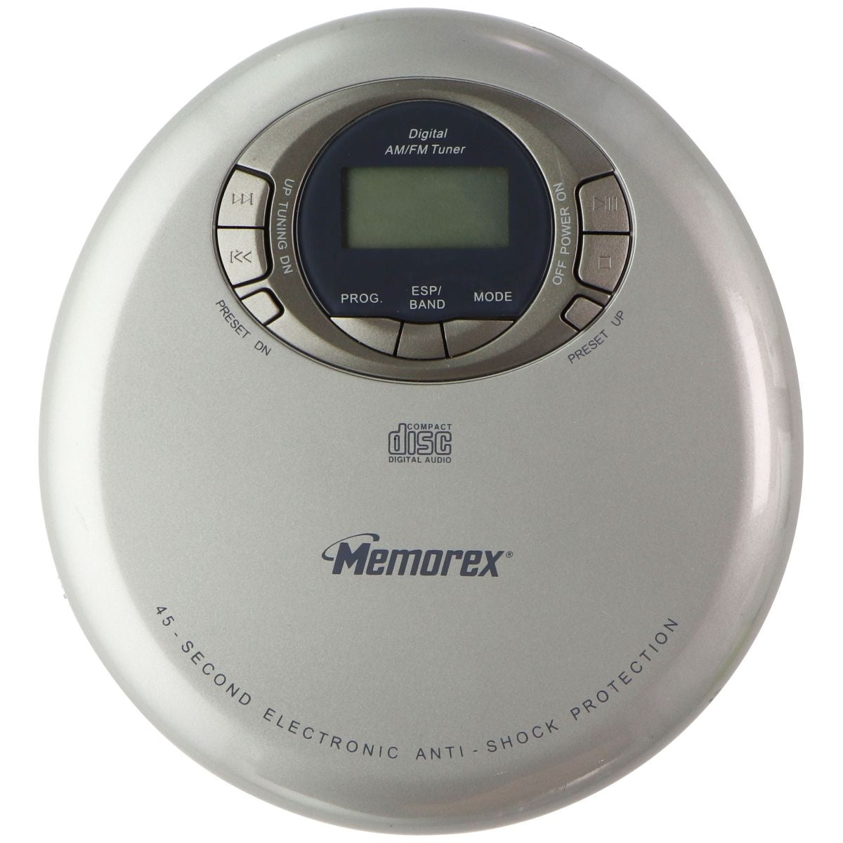 Memorex Portable CD Player and Radio (UNIT ONLY) (MD6883SIL) Portable Audio & Headphones - Personal CD Players Memorex    - Simple Cell Bulk Wholesale Pricing - USA Seller