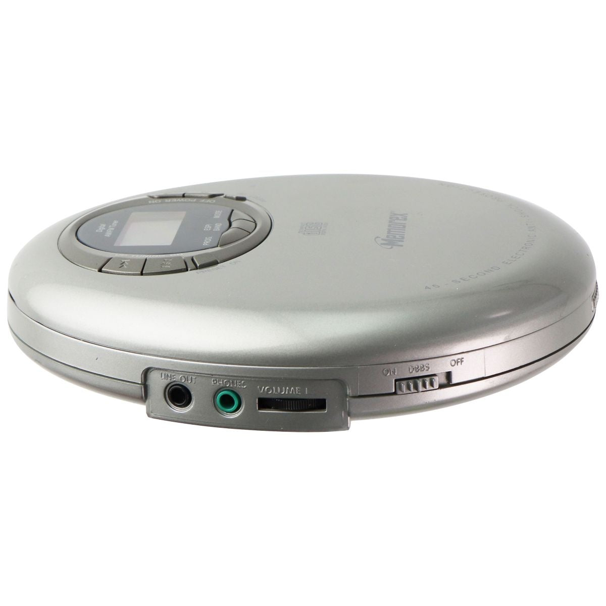 Memorex Portable CD Player and Radio (UNIT ONLY) (MD6883SIL) Portable Audio & Headphones - Personal CD Players Memorex    - Simple Cell Bulk Wholesale Pricing - USA Seller