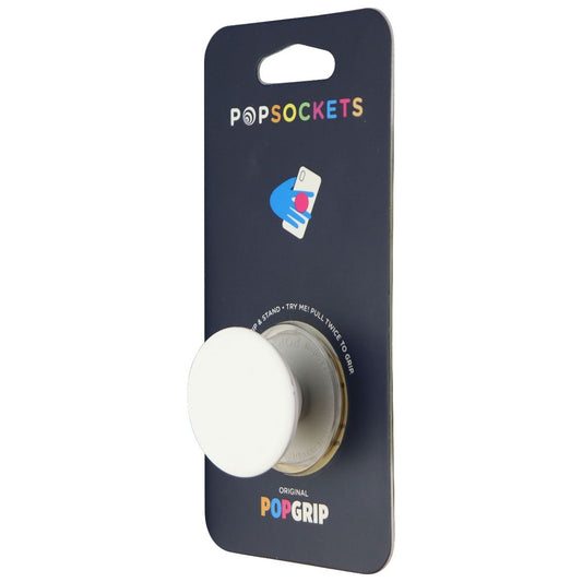 PopSockets: Collapsible Grip & Stand for Phones and Tablets - White Cell Phone - Mounts & Holders PopSockets    - Simple Cell Bulk Wholesale Pricing - USA Seller