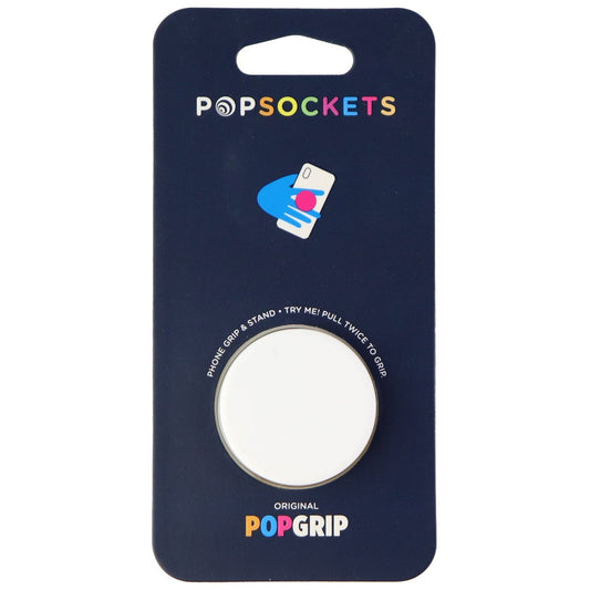 PopSockets: Collapsible Grip & Stand for Phones and Tablets - White Cell Phone - Mounts & Holders PopSockets    - Simple Cell Bulk Wholesale Pricing - USA Seller