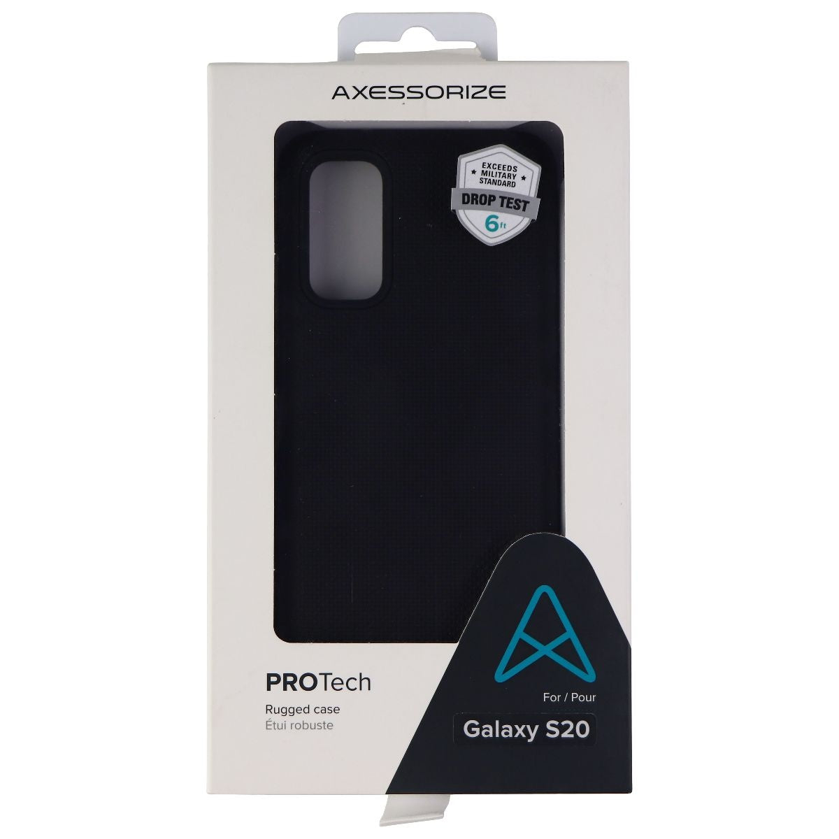 Axessorize PROTech Rugged Dual Layer Case for Samsung Galaxy S20 - Black Cell Phone - Cases, Covers & Skins Axessorize    - Simple Cell Bulk Wholesale Pricing - USA Seller