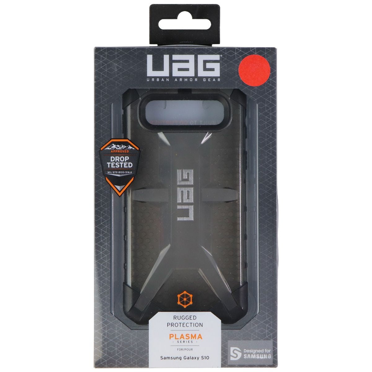 Urban Armor Gear Plasma Series Rugged Case for Samsung Galaxy S10 - Ash/Black Cell Phone - Cases, Covers & Skins Urban Armor Gear    - Simple Cell Bulk Wholesale Pricing - USA Seller