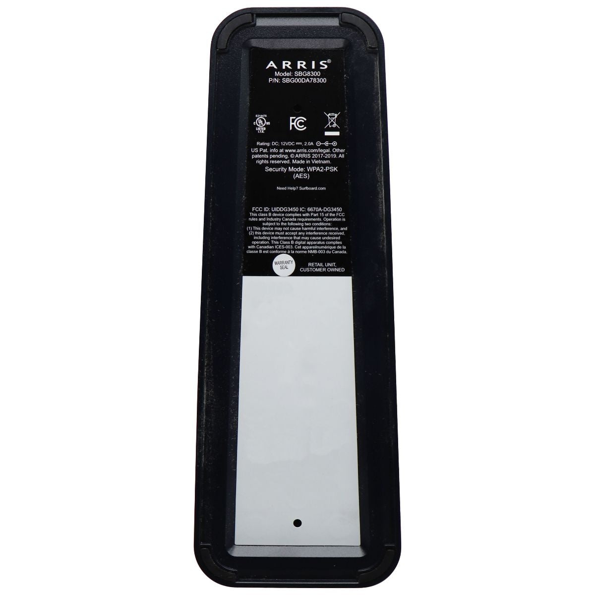 ARRIS SURFboard SBG8300 DOCSIS 3.1 Gigabit Cable Modem & AC2350 Wi-Fi Router Networking - Wireless Wi-Fi Routers Arris    - Simple Cell Bulk Wholesale Pricing - USA Seller