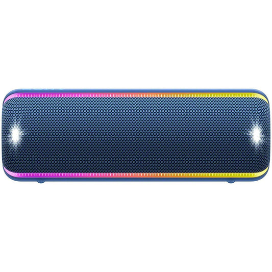 Sony SRS-XB32 Portable Bluetooth Party Speaker with Lights and Strobe - Blue Home Multimedia - Home Speakers & Subwoofers Sony    - Simple Cell Bulk Wholesale Pricing - USA Seller