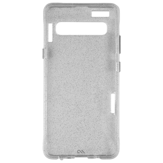 Case-Mate Sheer Crystal Case for Samsung Galaxy S10 5G - Clear / Silver Glitter Cell Phone - Cases, Covers & Skins Case-Mate    - Simple Cell Bulk Wholesale Pricing - USA Seller