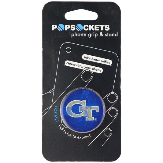 PopSockets: Collapsible Grip & Stand for Phones and Tablets - Georgia Tech Cell Phone - Mounts & Holders PopSockets    - Simple Cell Bulk Wholesale Pricing - USA Seller