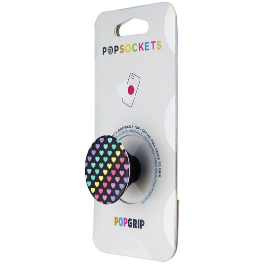 PopSockets: PopGrip Expanding Stand and Grip with Swappable Top - Rainbow Hearts Cell Phone - Mounts & Holders PopSockets    - Simple Cell Bulk Wholesale Pricing - USA Seller