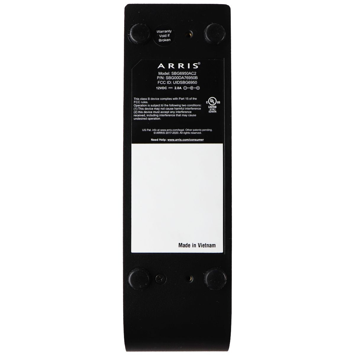Arris SURFboard (16x4) Docsis 3.0 Cable Modem Plus AC1900 Wi-Fi Router Networking - Wireless Wi-Fi Routers Arris    - Simple Cell Bulk Wholesale Pricing - USA Seller