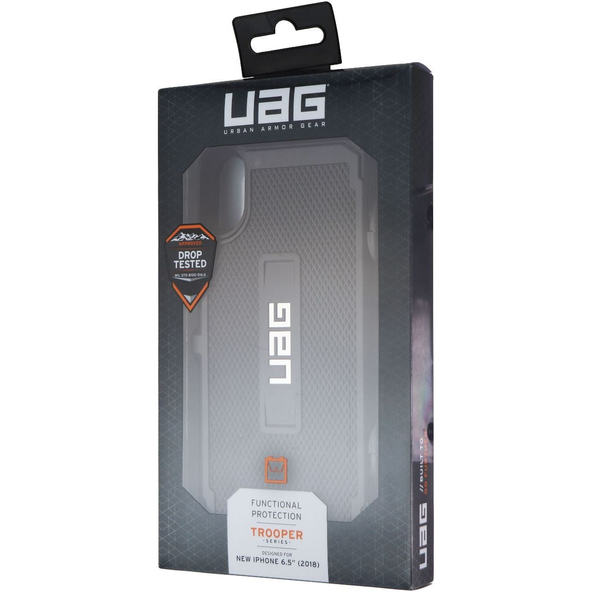 Urban Armor Gear Trooper Series Storage Case for iPhone Xs Max - Black Cell Phone - Cases, Covers & Skins Urban Armor Gear    - Simple Cell Bulk Wholesale Pricing - USA Seller