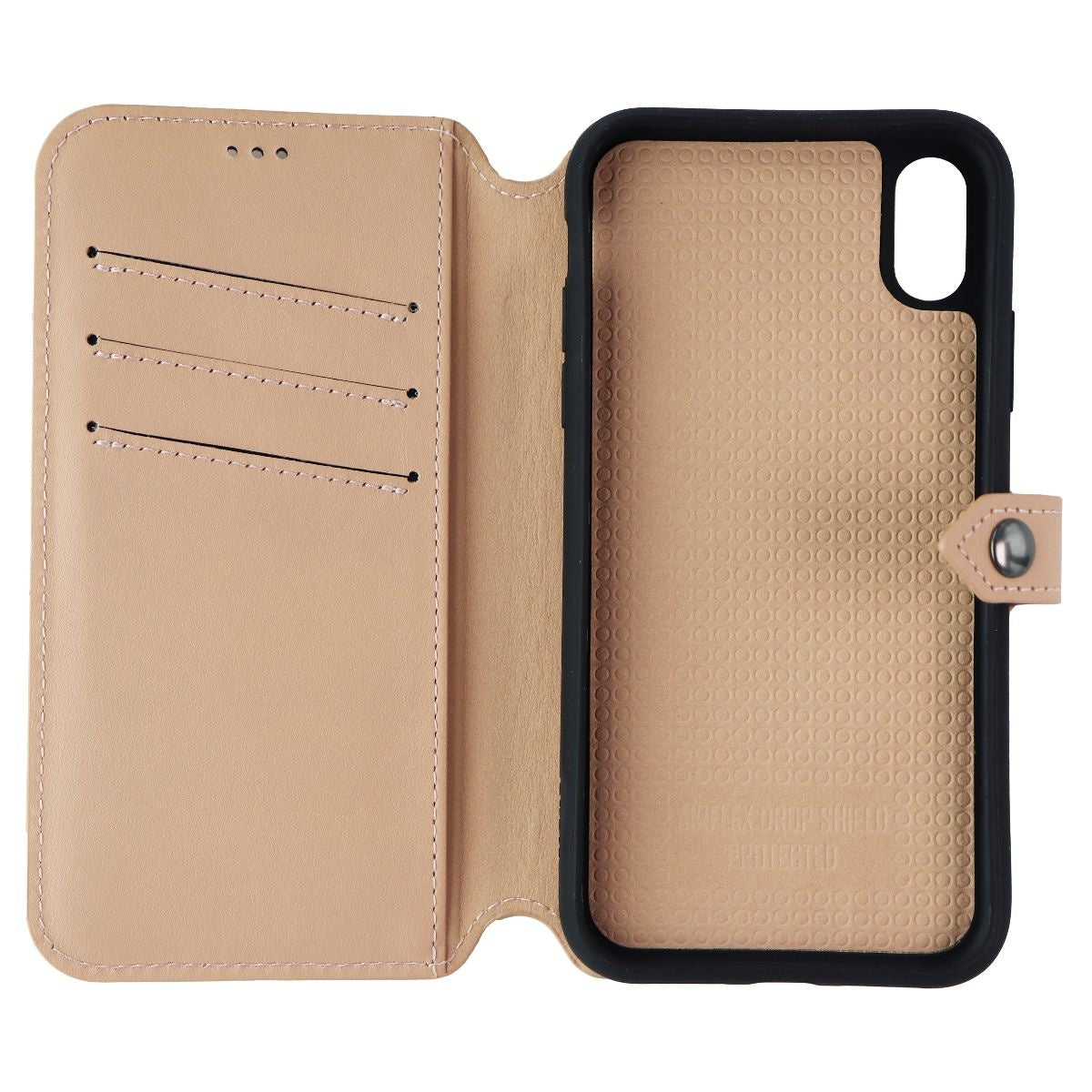 ERCKO 2-in-1 Magnet Wallet Leather Case for iPhone XR - Light Brown/Black Cell Phone - Cases, Covers & Skins Ercko    - Simple Cell Bulk Wholesale Pricing - USA Seller