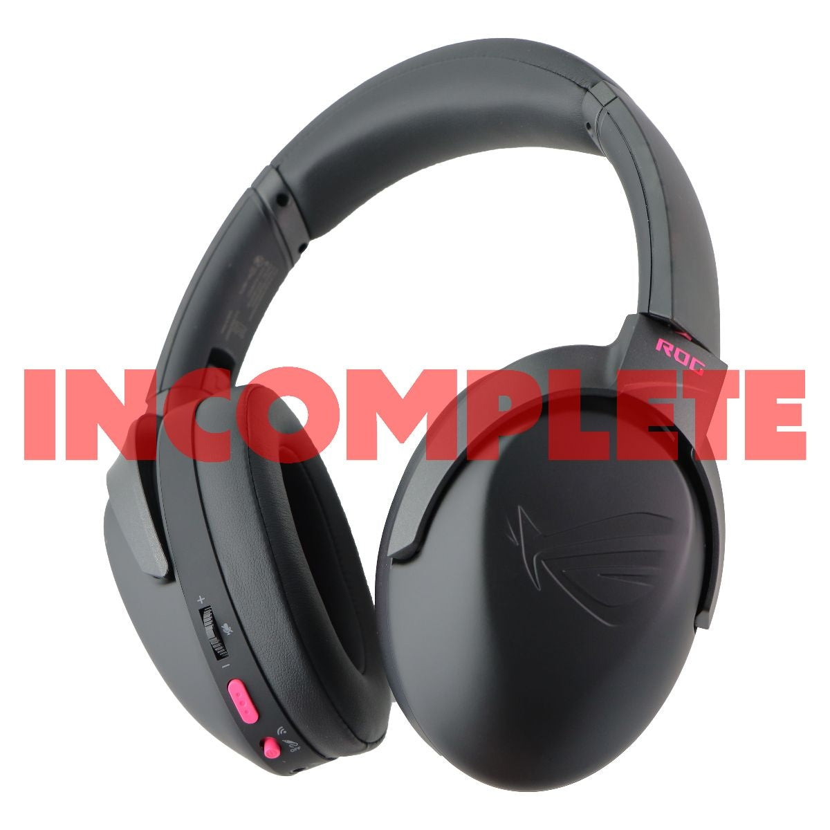 ASUS ROG Strix Go 2.4 Electro Punk Wireless Gaming Headphones - Black/Pink Portable Audio - Headphones ASUS    - Simple Cell Bulk Wholesale Pricing - USA Seller