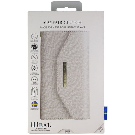 iDeal of Sweden Mayfair Clutch Wallet Case for Apple iPhone X / Xs - White Cell Phone - Cases, Covers & Skins iDeal of Sweden    - Simple Cell Bulk Wholesale Pricing - USA Seller