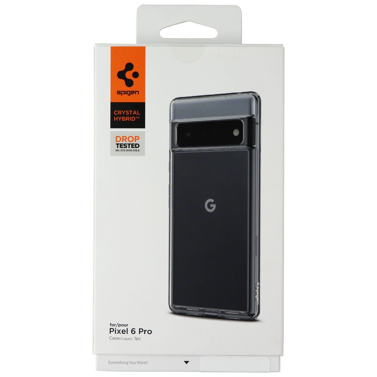 Spigen Crystal Hybrid Series Case for Google Pixel 6 Pro - Clear Cell Phone - Cases, Covers & Skins Spigen    - Simple Cell Bulk Wholesale Pricing - USA Seller