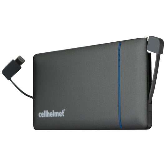 CellHelmet 5,000mAh Power Bank with Micro-USB and Lightning 8-Pin Ports - Gray Cell Phone - Chargers & Cradles CellHelmet - Simple Cell Bulk Wholesale Pricing - USA Seller