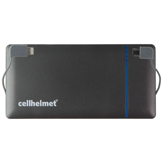 CellHelmet 5,000mAh Power Bank with Micro-USB and Lightning 8-Pin Ports - Gray Cell Phone - Chargers & Cradles CellHelmet - Simple Cell Bulk Wholesale Pricing - USA Seller