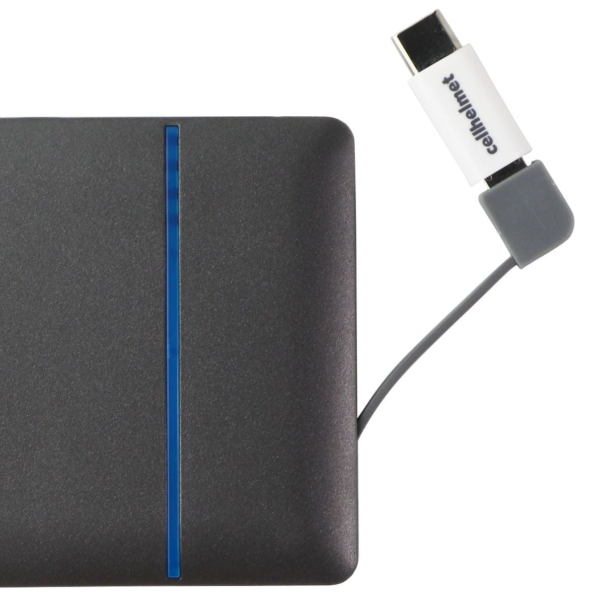 CellHelmet 5,000mAh Power Bank with Micro-USB and Lightning 8-Pin Ports - Gray Cell Phone - Chargers & Cradles CellHelmet - Simple Cell Bulk Wholesale Pricing - USA Seller