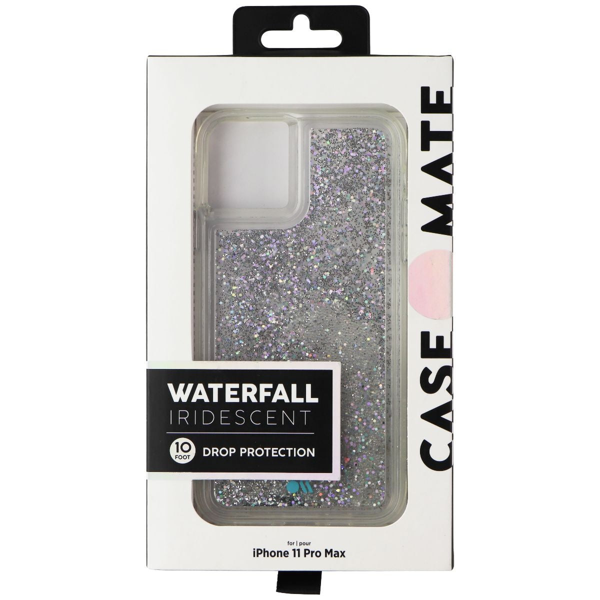 Case-Mate Waterfall Series Glitter Case for iPhone 11 Pro Max - Iridescent Cell Phone - Cases, Covers & Skins Case-Mate    - Simple Cell Bulk Wholesale Pricing - USA Seller