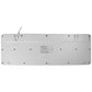 MACALLY MKEYX Full Size (104 Key) USB Wired Keyboard for Mac/Windows PC - White Gaming/Console - Keyboards & Keypads Macally    - Simple Cell Bulk Wholesale Pricing - USA Seller