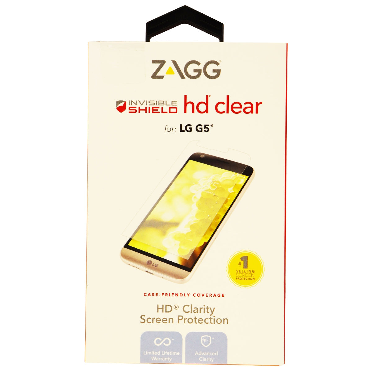 ZAGG InvisibleShield HD Clear Series Screen Protector for LG G5 - Clear Cell Phone - Screen Protectors Zagg    - Simple Cell Bulk Wholesale Pricing - USA Seller