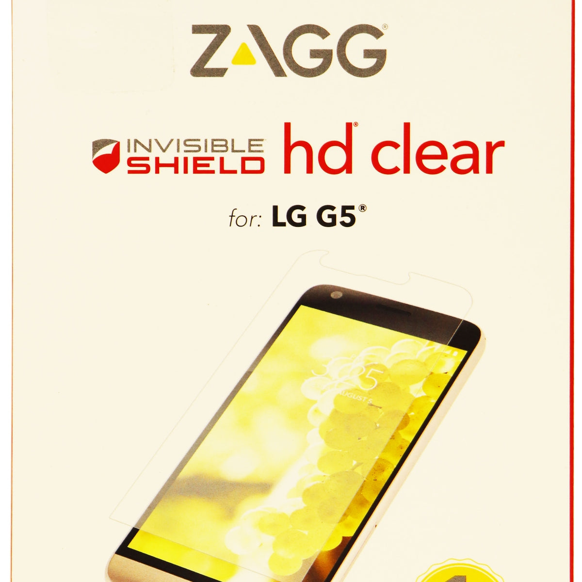 ZAGG InvisibleShield HD Clear Series Screen Protector for LG G5 - Clear Cell Phone - Screen Protectors Zagg    - Simple Cell Bulk Wholesale Pricing - USA Seller